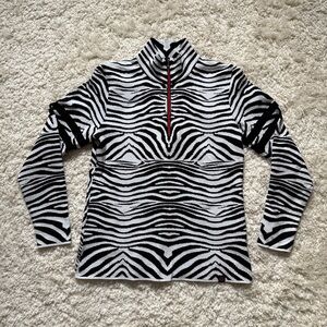 Newland Of Italy Zebra Ski Mid-Layer. Size med. Great condition. Warm & FUN!
